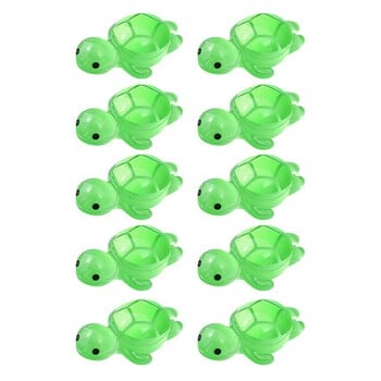 ΝΕΟ High-end 10Pcs Mini Turtles Φωτεινό στολίδι που λάμπουν στο σκοτάδι Fish Landscape Aquarium DIY Αξεσουάρ δεξαμενής Διακόσμηση U8G0