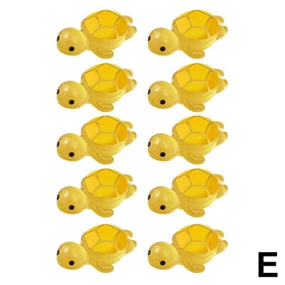 ΝΕΟ High-end 10Pcs Mini Turtles Φωτεινό στολίδι που λάμπουν στο σκοτάδι Fish Landscape Aquarium DIY Αξεσουάρ δεξαμενής Διακόσμηση U8G0