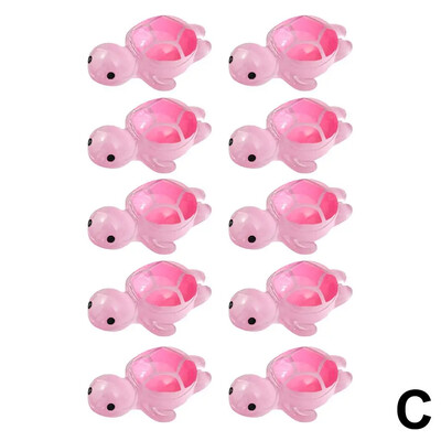 ΝΕΟ High-end 10Pcs Mini Turtles Φωτεινό στολίδι που λάμπουν στο σκοτάδι Fish Landscape Aquarium DIY Αξεσουάρ δεξαμενής Διακόσμηση U8G0