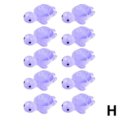 ΝΕΟ High-end 10Pcs Mini Turtles Φωτεινό στολίδι που λάμπουν στο σκοτάδι Fish Landscape Aquarium DIY Αξεσουάρ δεξαμενής Διακόσμηση U8G0