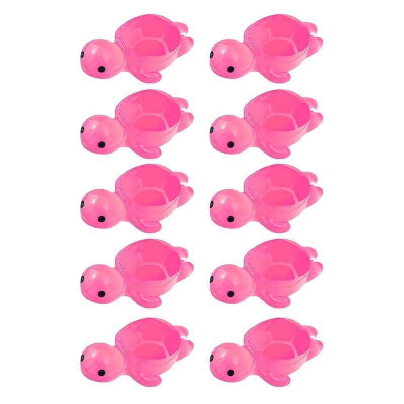 ΝΕΟ High-end 10Pcs Mini Turtles Φωτεινό στολίδι που λάμπουν στο σκοτάδι Fish Landscape Aquarium DIY Αξεσουάρ δεξαμενής Διακόσμηση U8G0