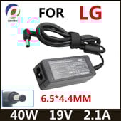 19V 2.1A 6.5*4.4MM adapteris, skirtas LG 24 colių LED LCD monitoriui AP16B-A LCAP26B-E ADS-45FSN-19 19040GPCU įkroviklio maitinimo laidas