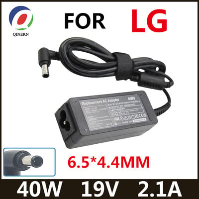 19V 2.1A 6.5*4.4mm adapter LG 24 hüvelykes LED LCD monitorhoz AP16B-A LCAP26B-E ADS-45FSN-19 19040GPCU töltő Tápkábel