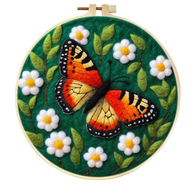 Vilnos veltinio rinkinys adatų vėlimo įrankis Vilnos gyvūnų veltinio tapyba su paveikslėliu „Pasidaryk pats“ rankų darbo adatų veltinio rinkinys, naudojamas namų dekoravimui