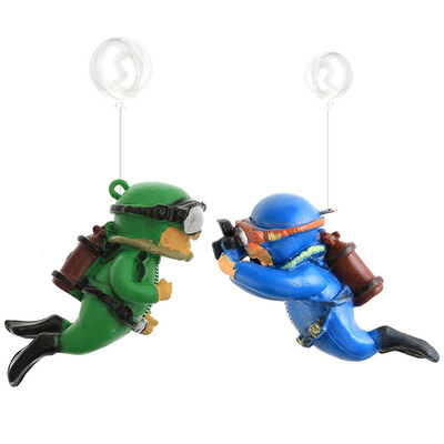 Αξεσουάρ ενυδρείου Μινιατούρα στολίδια δυτών Διακόσμηση δεξαμενής ψαριών Διακόσμηση ενυδρείου Πλωτά αξεσουάρ εξωραϊσμού για ενυδρείο