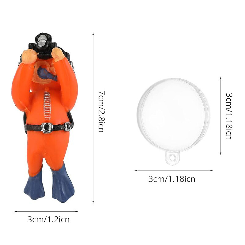 Αξεσουάρ ενυδρείου Μινιατούρα στολίδια δυτών Διακόσμηση δεξαμενής ψαριών Διακόσμηση ενυδρείου Πλωτά αξεσουάρ εξωραϊσμού για ενυδρείο