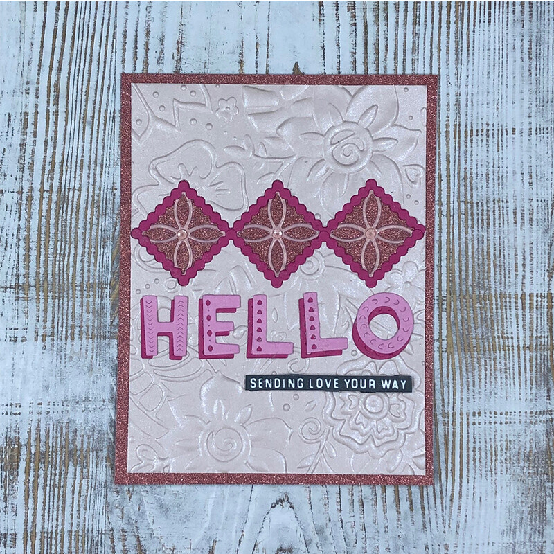 Bohemian Botanicals 3D dombornyomott mappa barkácsoláshoz, üdvözlőlapok készítéséhez papírból Scrapbook Bélyegmentes fémvágó forma 2023 Új Pro