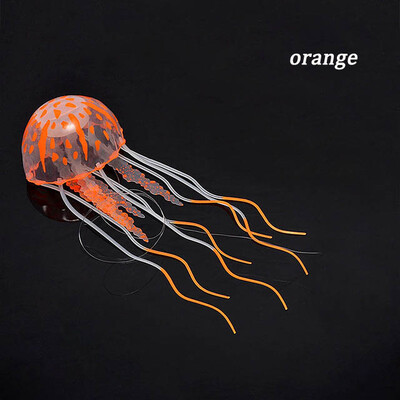 Krāsains mākslīgs kvēlojošs efekts Medūzu zivju tvertnes akvārija dekors Mini zemūdenes rotājumi Ūdens mājdzīvnieku piederumi