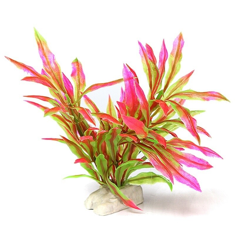 Plastikinis netoksiškas modeliavimas Vandens žolė Dirbtinis augalas Akvariumas Kraštovaizdžio augalai Žuvys, slepiančios žuvų rezervuarų dekoravimas