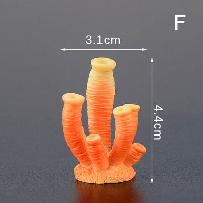 Διακόσμηση δεξαμενής ψαριών με τεχνητά κοράλλια μιμείται ύφαλο ρητίνης αστερίας Τοπίο Διακόσμηση ενυδρείου Διακόσμηση επιτραπέζιας χειροτεχνίας