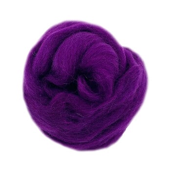 10g/50g/100g Purple Series Wool Fiber Flower Animal Toy Wool Roving Needle Felting Spinning DIY Craft Materials Felt Christmas