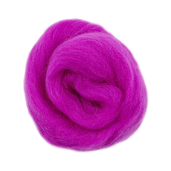 10g/50g/100g Purple Series Wool Fiber Flower Animal Toy Wool Roving Needle Felting Spinning DIY Craft Materials Felt Christmas