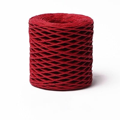 Нова 150 м естествена сламена прежда от рафия Лентова прежда Направи си сам Хартиена прежда от слама от рафия Направи си сам ръчно изработена опаковка за плетене Колан Въже Шапка за слънце