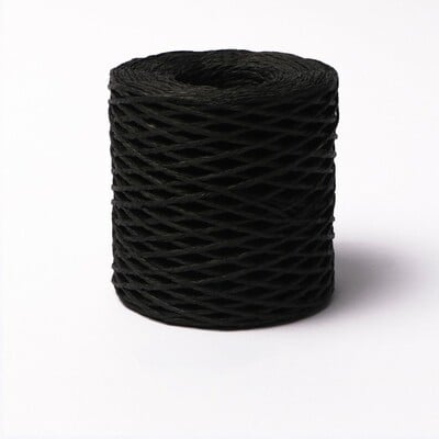 Нова 150 м естествена сламена прежда от рафия Лентова прежда Направи си сам Хартиена прежда от слама от рафия Направи си сам ръчно изработена опаковка за плетене Колан Въже Шапка за слънце