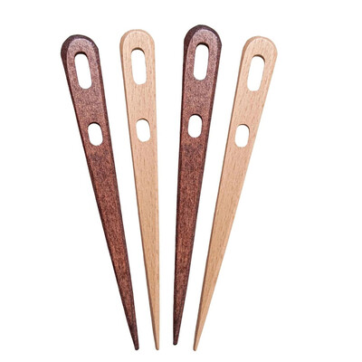 2/4x Veľké očká na šitie, DIY drevené tkáčske náradie, gobelíny, látanie, dve veľké očká na pletenie, vyšívanie, remeslá