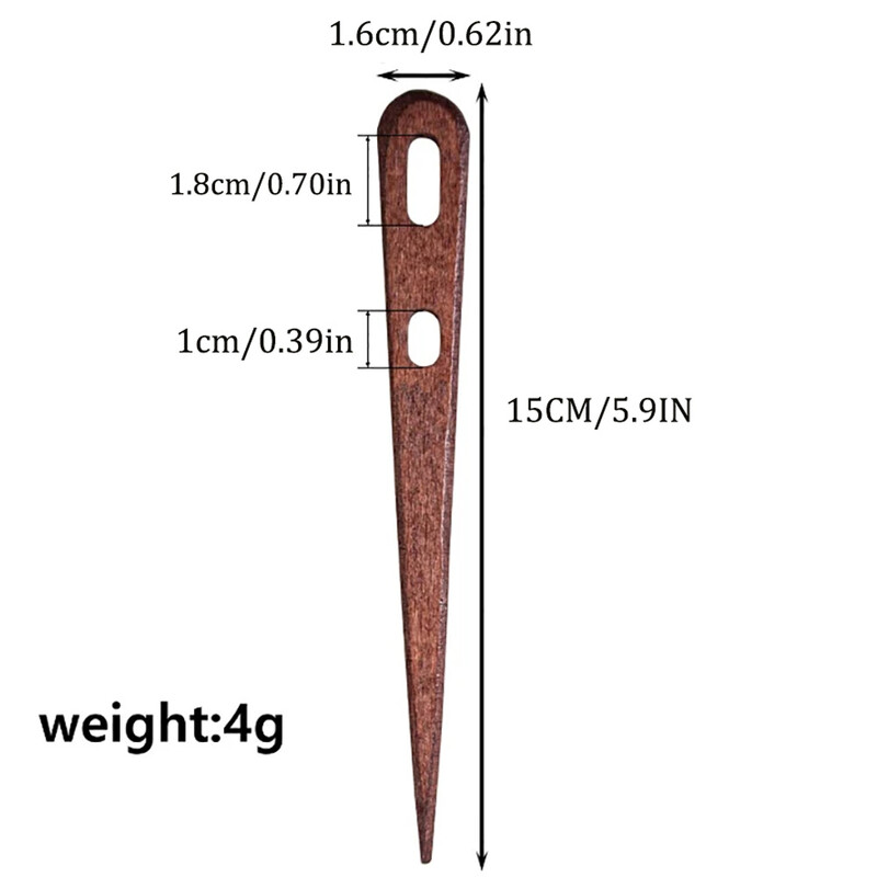 2/4x Veľké očká na šitie, DIY drevené tkáčske náradie, gobelíny, látanie, dve veľké očká na pletenie, vyšívanie, remeslá