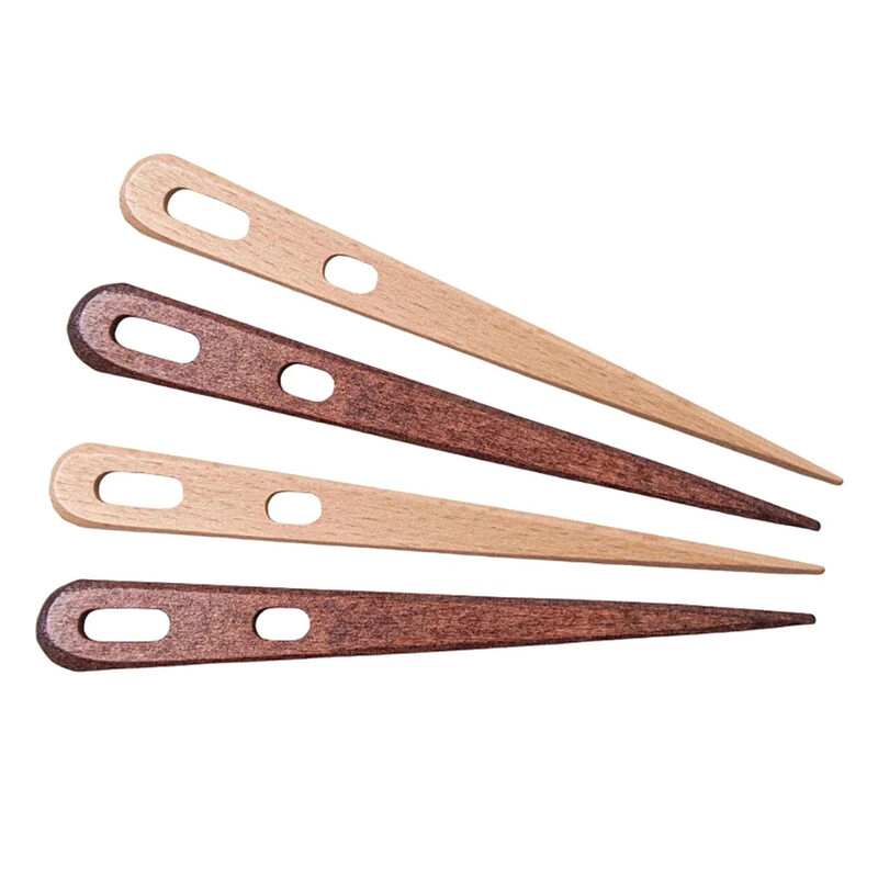 2/4x Veľké očká na šitie, DIY drevené tkáčske náradie, gobelíny, látanie, dve veľké očká na pletenie, vyšívanie, remeslá