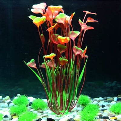 40CM luminoase plante artificiale subacvatice acvariu rezervor de pește alge marine decorare apă iarbă ornamente simulare plante acvatice