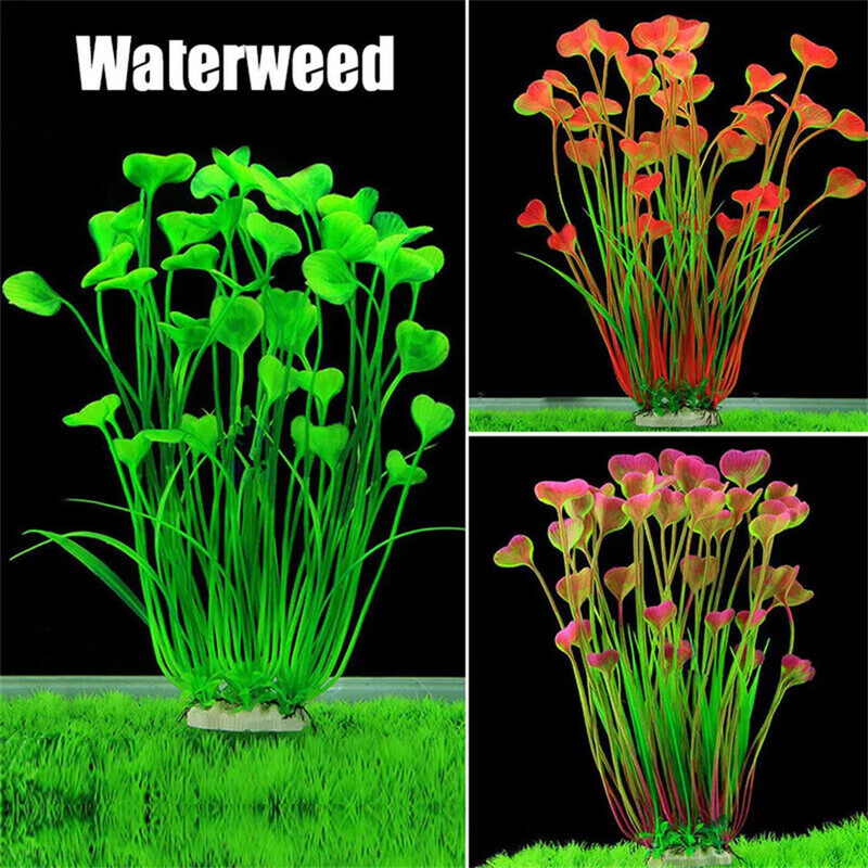 40CM luminoase plante artificiale subacvatice acvariu rezervor de pește alge marine decorare apă iarbă ornamente simulare plante acvatice