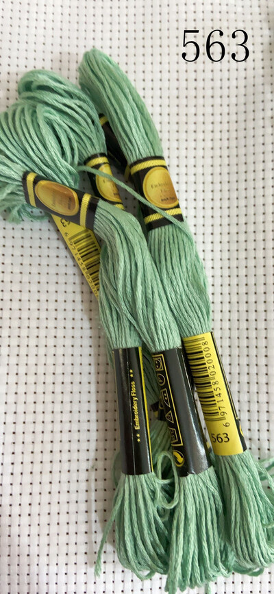 vieno kambario 10 vienetų kryžminio dygsnio siūlai / siuvinėjimo kryželiu siūlai / Individualių siūlų spalvos 07-2