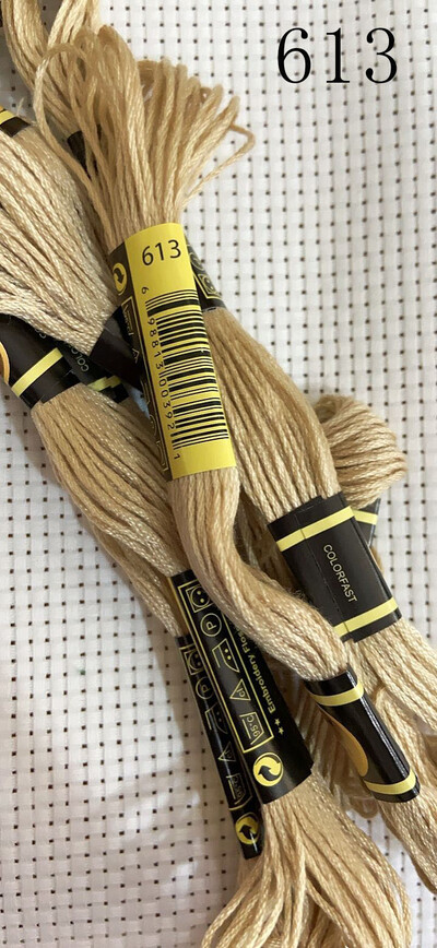 vieno kambario 10 vienetų kryžminio dygsnio siūlai / siuvinėjimo kryželiu siūlai / Individualių siūlų spalvos 07-2