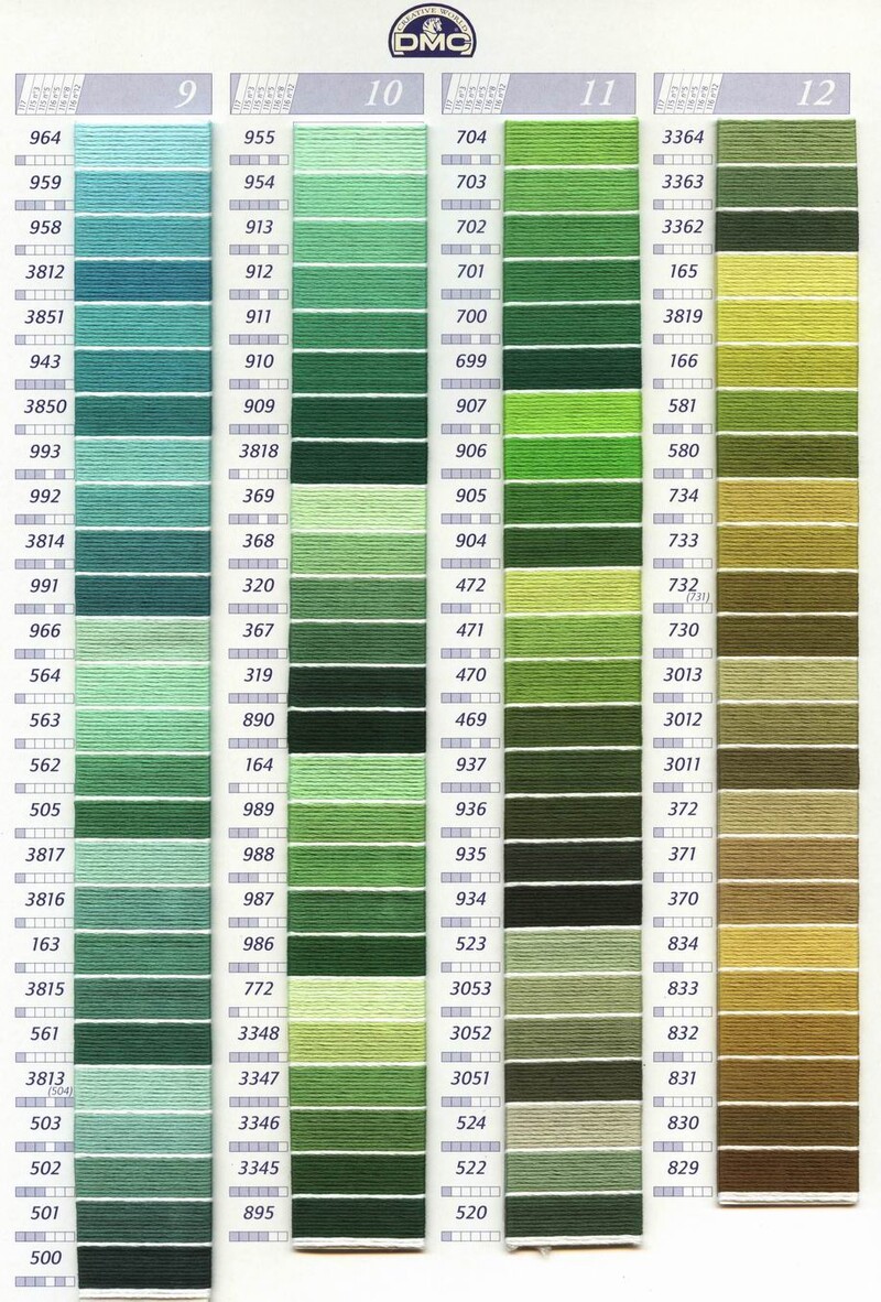 vieno kambario 10 vienetų kryžminio dygsnio siūlai / siuvinėjimo kryželiu siūlai / Individualių siūlų spalvos 07-2