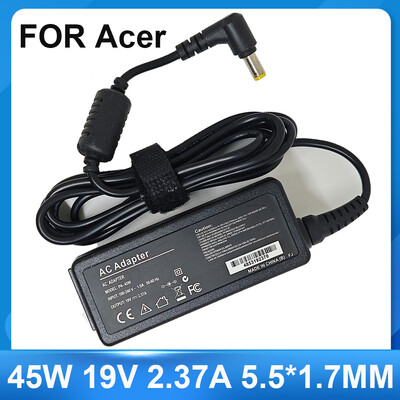 45 W 19 V 2,37 A 5,5 * 1,7 mm sülearvuti adapteri laadija Acer Aspire 3 A314-31 A515-51-3509 E5-573-516D sülearvuti võimsus