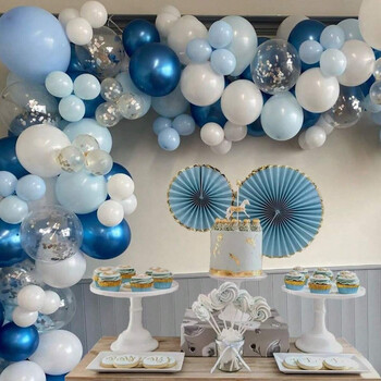 Προμήθειες γάμου Μπαλόνια Baby Shower Γενέθλια του Αγίου Βαλεντίνου ροζ χαρούμενη διακόσμηση και γιορτή της μητέρας μπλε κορίτσι αγόρι μπαλόνι