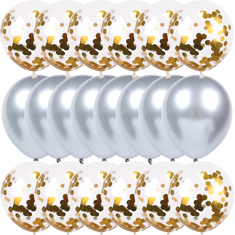 Baloni Potrepštine za svadbe Tuširanje djeteta Valentinovo Rođendan Sretan ukras Obljetnica Spol Otkrij Crno Ružičasto Plavo