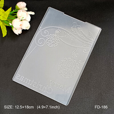 ΝΕΟ Κλασικό / 3D ανάγλυφο φάκελος Διάφανο ανάγλυφο πλαστικό σχέδιο για DIY μήτρες κοπής χαρτιού Scrapbooking Figure