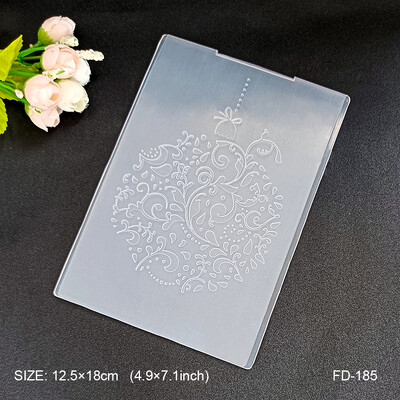 ΝΕΟ Κλασικό / 3D ανάγλυφο φάκελος Διάφανο ανάγλυφο πλαστικό σχέδιο για DIY μήτρες κοπής χαρτιού Scrapbooking Figure