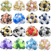 20 kom 12 inčni konfeti lateks balon s metalnim setom balon rođendanska zabava prikladni tuševi dekoracije za vjenčanja Globos