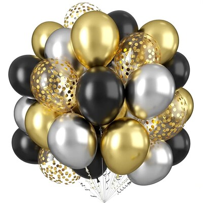 20 kom 12 inčni konfeti lateks balon s metalnim setom balon rođendanska zabava prikladni tuševi dekoracije za vjenčanja Globos
