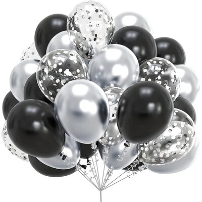 20 kom 12 inčni konfeti lateks balon s metalnim setom balon rođendanska zabava prikladni tuševi dekoracije za vjenčanja Globos