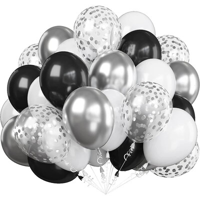 20 kom 12 inčni konfeti lateks balon s metalnim setom balon rođendanska zabava prikladni tuševi dekoracije za vjenčanja Globos