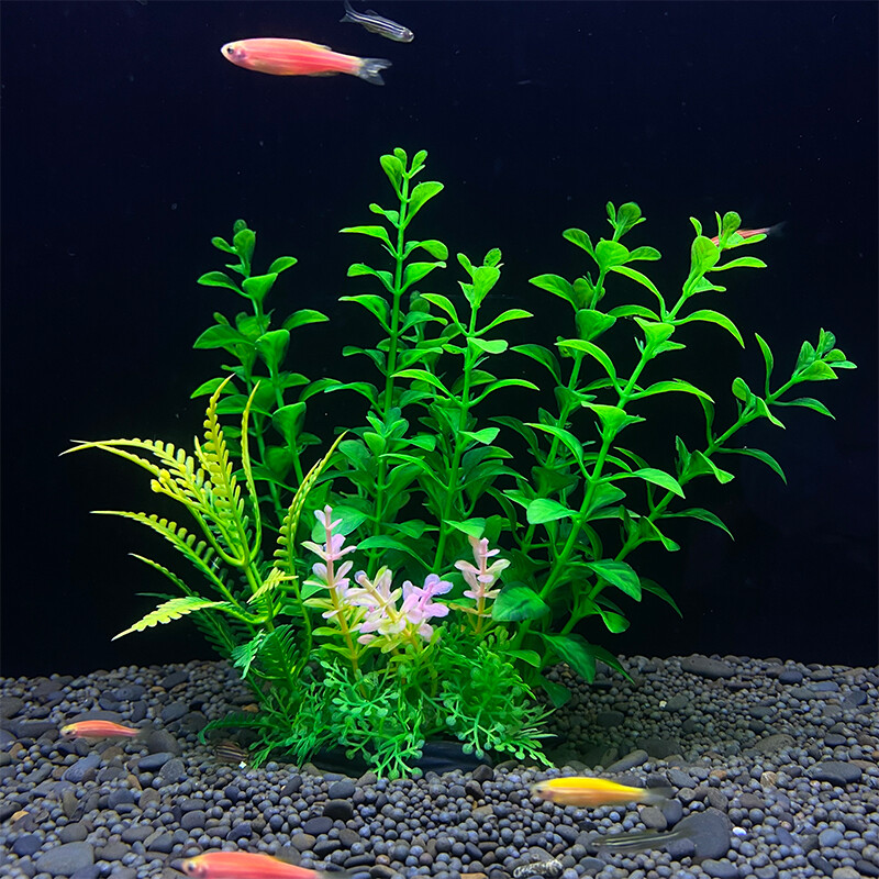 18cm Fish Bowl Στολίδι Φυτό Ενυδρείο Τεχνητό DIY Διακόσμηση Υδάτινα φυτά Πλαστικό Νερό Grass Διακόσμηση δεξαμενής ψαριών 7,09 ίντσες