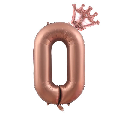 32-palcové zlato, strieborné a čierne číslo fóliové balóny, balón s korunou, obrázok 1, 2, 3, 4, 5, 6 rokov, chlapec, dievča, narodeninová oslava, darček