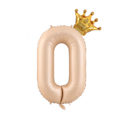 32-palcové zlato, strieborné a čierne číslo fóliové balóny, balón s korunou, obrázok 1, 2, 3, 4, 5, 6 rokov, chlapec, dievča, narodeninová oslava, darček