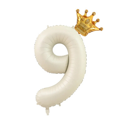 32-palcové zlato, strieborné a čierne číslo fóliové balóny, balón s korunou, obrázok 1, 2, 3, 4, 5, 6 rokov, chlapec, dievča, narodeninová oslava, darček