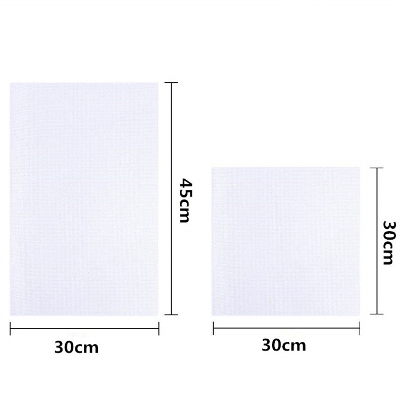 Bavlnená Aida látka 11CT 14CT 30x30cm 30x45cm, vyšívacia, krížiková, látka na DIY, vyšívanie, šitie, remeselné látky pre ženy, mamičky