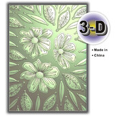 Bloom Hybrid 3d ανάγλυφος φάκελος Διαφανές ανάγλυφο πλαστικό πιάτο σχεδιασμένο για Diy Paper Cuttings Die Clipping Gift Card 16x11.