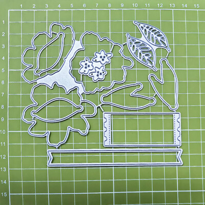 Bloom Hybrid 3d ανάγλυφος φάκελος Διαφανές ανάγλυφο πλαστικό πιάτο σχεδιασμένο για Diy Paper Cuttings Die Clipping Gift Card 16x11.