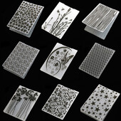 Αστέρια Λουλούδια Πεταλούδα Πλαστική Ανάγλυφη Φάκελος Πρότυπο για DIY Scrapbooking Χειροτεχνία άλμπουμ φωτογραφιών Κάρτα γιορτινή χειροποίητη διακόσμηση