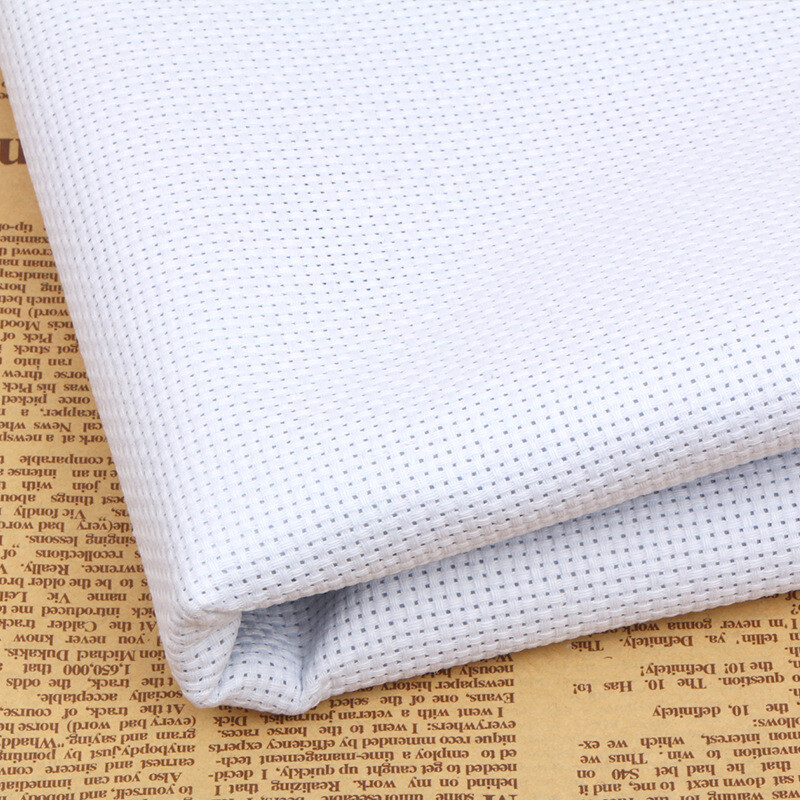 20x20 30x30 30x45 50x50 látka 11ct 14ct krížiková látka plátno malá mriežka biela DIY remeselné potreby vyšívanie