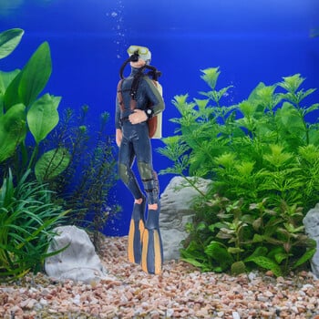 Diver Model Frogman Decor Προμήθεια δεξαμενής ψαριών Scuba Toy Puppet Lifelike Statue Abs Miniature Toys Aquarium