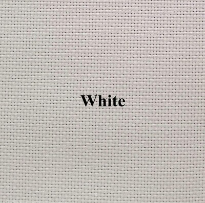 Aida platno za vezenje križićem, bijela tkanina, ružičasta, crna, laneno, zeleno, DIY ručni rad, 14CT, 25x25 cm