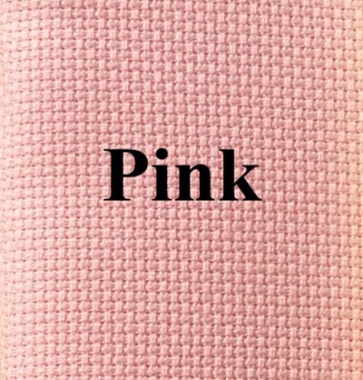 Aida platno za vezenje križićem, bijela tkanina, ružičasta, crna, laneno, zeleno, DIY ručni rad, 14CT, 25x25 cm