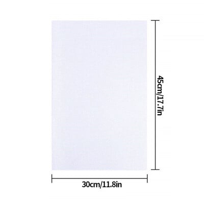 11CT/14CT pamutvászon kézzel készített keresztszemes anyag 30x30cm barkácsolt kereszthímző szövet fehér/fekete kézműves kellékek