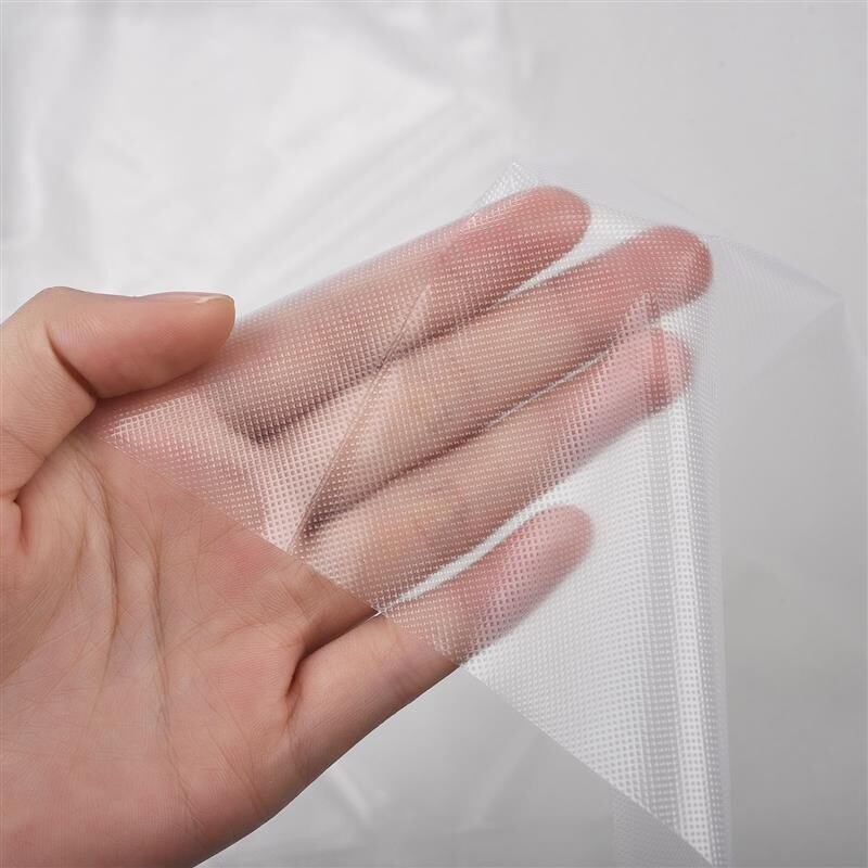 4db/készlet Vízben oldódó hímző stabilizátor lemosható Hideg vízben oldódó fólia vízben oldódó hímzés hátlap barkács kézműves készítés