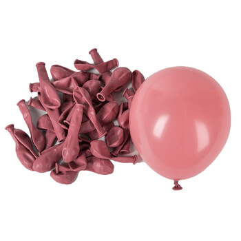 40 τμχ Dusty Pink Balloons Σετ Boho Skin Beige Retro Bean Dusty Pink Rose Gold Μπαλόνι λατέξ για ντεκόρ παιδικού ντους για κορίτσια γενεθλίων